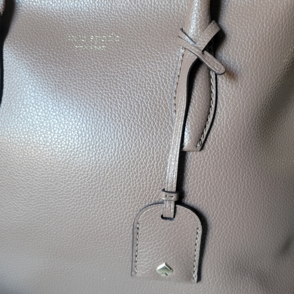 Kate Spade Eva Taupe satchel cross body handbag purse NWOT - Picture 3 of 11